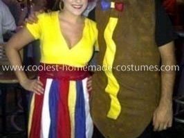 Disfraz para pareja «The coolest hot dog on a stick»