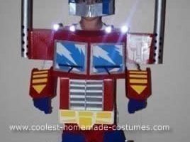 El mejor disfraz de Optimus Prime para niños