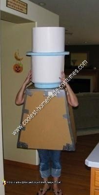 Idea de disfraz de pareja de Halloween de novia y novio de Lego hecho en casa