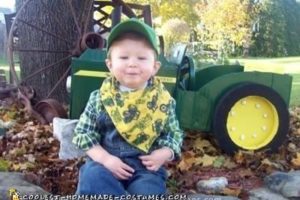 El mejor disfraz de Halloween del tractor John Deere