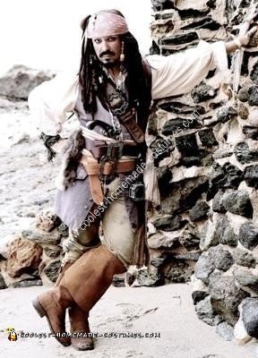 Disfraz casero de Jack Sparrow