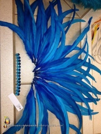 Mi disfraz de bailarina de samba/carnaval DIY
