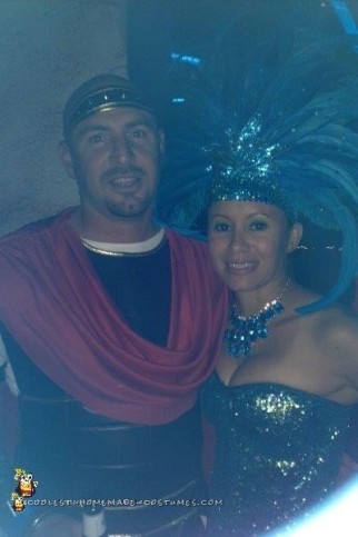 Mi disfraz casero de bailarina de samba/carnaval