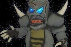 Rockzilla – disfraz de monstruo prehistórico de bricolaje