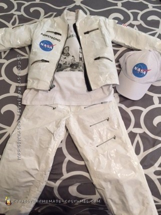 Elegante disfraz de cinta americana de Neil Armstrong para niño