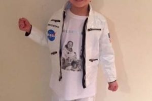 Elegante disfraz de cinta americana de Neil Armstrong para niño