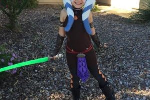 Genial disfraz de Ahsoka Tano de Star Wars The Clone Wars