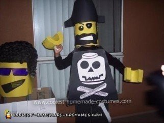 Traje de la familia Lego de bricolaje