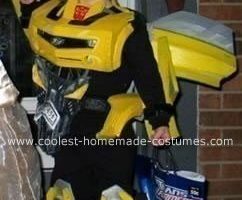 El mejor disfraz de Bumblebee transformer para Halloween