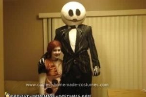 El disfraz de Halloween DIY más genial de Jack y Sally