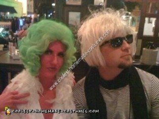 Idea de disfraces caseros de Halloween para Andy Warhol y Marilyn Monroe