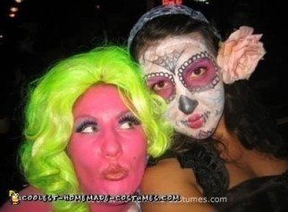 Idea de disfraces caseros de Halloween para Andy Warhol y Marilyn Monroe