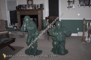 Coolest DIY Green Plastic Soldiers Pareja única Idea de disfraz de Halloween