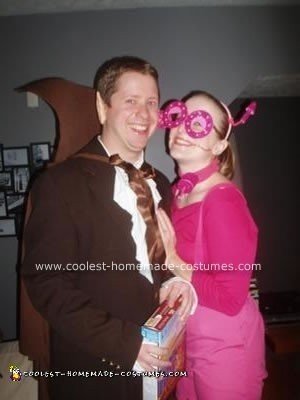 Disfraces caseros del Conde Chocula y Frankenberry para una pareja