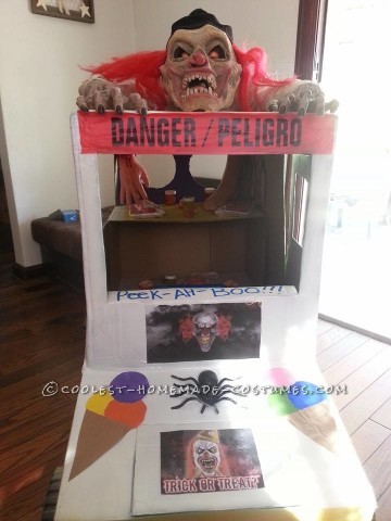 El camión I-Scream más aterrador disfrazado de payaso loco