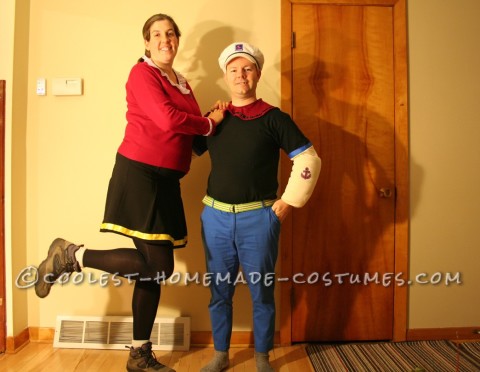 Los disfraces más chulos de Popeye y Olive Oil