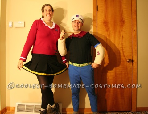 Los disfraces más chulos de Popeye y Olive Oil