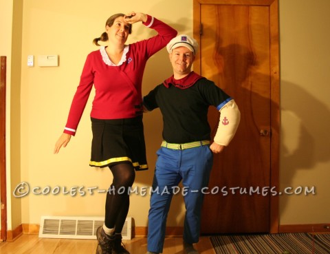 Los disfraces más chulos de Popeye y Olive Oil