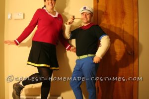 Los disfraces más chulos de Popeye y Olive Oil