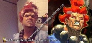 Disfraz casero de Akuma Street Fighter