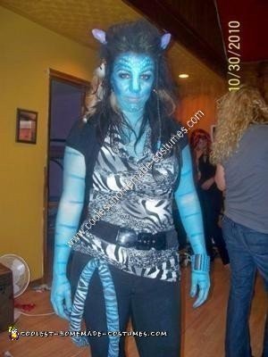 Idea de disfraz de avatar de Halloween de bricolaje