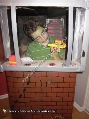 Disfraz de zombi de Halloween original hecho en casa