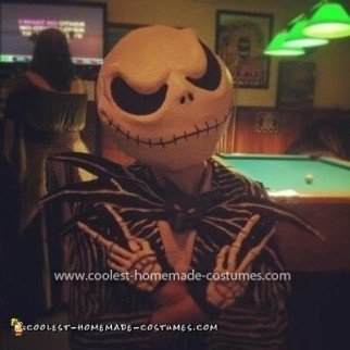 Disfraz casero de Jack Skellington