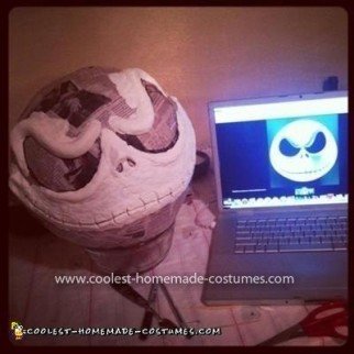 Disfraz casero de Jack Skellington