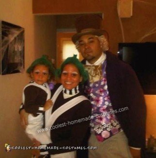 Hágalo usted mismo Willy Wonka y sus disfraces de Halloween Oompa-Loompa