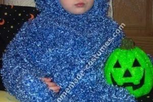 El disfraz de Halloween del monstruo de las galletas hecho en casa más genial