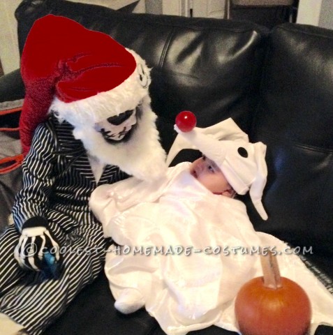 Pesadilla familiar antes de Navidad Baby Zero Disfraz temático