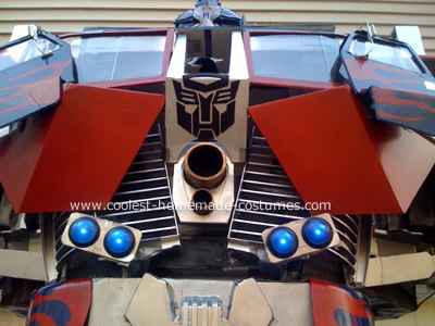 traje de optimus prime