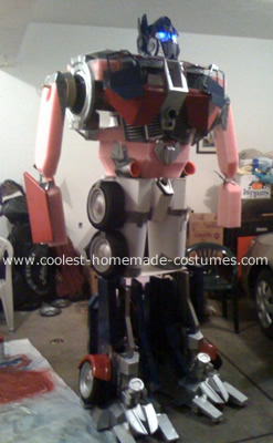 traje de optimus prime