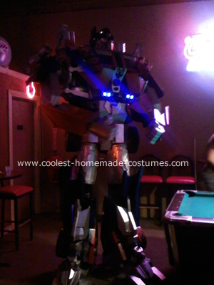 traje de optimus prime