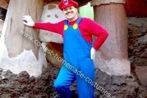 El disfraz de Halloween de Super Mario hecho en casa más genial