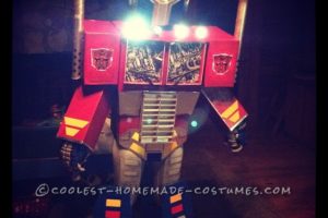 Disfraz de Optimus Prime Una obra de amor