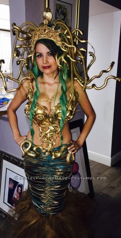 Disfraz de Medusa sexy bellamente diseñado