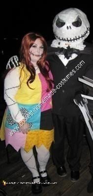 Disfraces caseros de Jack Skellington y Sally