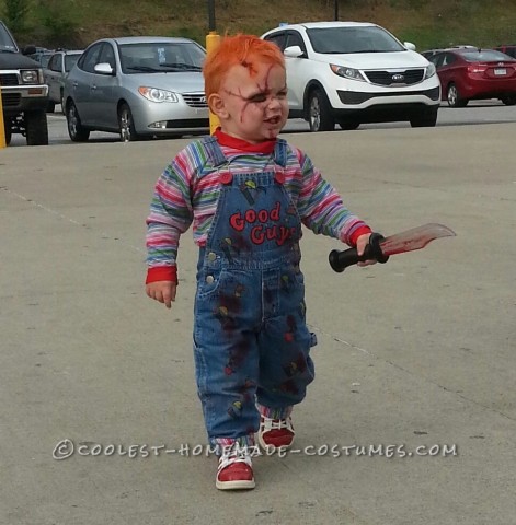 Disfraz de Chucky para niños pequeños: comenzó cuando tenía dos años