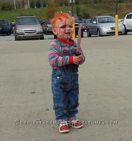 Disfraz de Chucky para niños pequeños: comenzó cuando tenía dos años