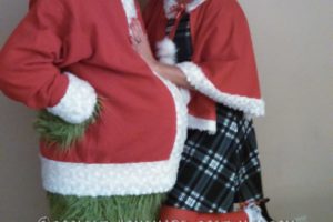 Conmovedores disfraces del Grinch y Cindy Lou.