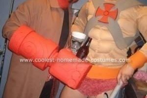 El disfraz de Halloween de Hellboy casero más genial