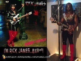 Disfraz de Halloween de Rick James hecho en casa