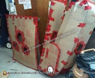 Grapadora balancín de bricolaje y traje de papel de pareja Hilroy