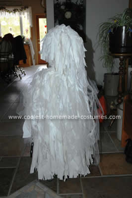 Disfraz de fantasma espeluznante de Halloween 