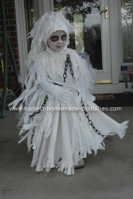 Disfraz de fantasma espeluznante de Halloween 