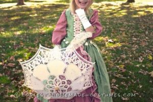 Precioso disfraz de María Antonieta para niña de 5 años.