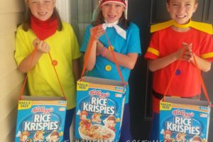 Disfraces Cool Snap, Crackle y Pop para niños