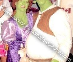 El mejor disfraz casero de Shrek y Fiona