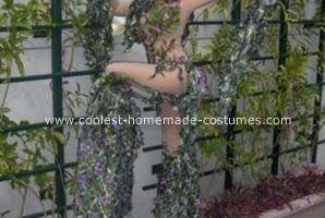 Genial disfraz casero de la madre naturaleza